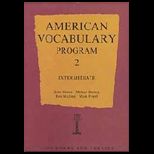 American Vocabulary Program 2