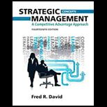 Strategic Management A Competitive Advantage Approach With Access