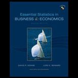 Essentials Statistics in Business and Economics   With CD