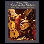Anthology for Music in Western Civilization , Volume B