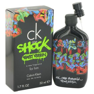 Ck One Shock Street Edition for Men by Calvin Klein EDT Spray 1.7 oz
