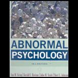 Abnormal Psychology   With Cases (Custom)