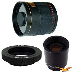 Rokinon 800mm F8.0 Mirror Lens for Pentax with 2x Multiplier (Black Body)   800M