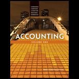 Accounting, Volume 1 CANADIAN EDITION <