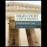 High Court Case Summ.  Employment Law
