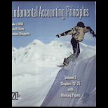 Fundamentals Accounting Principles   With Workpapers Volume 2   With Access