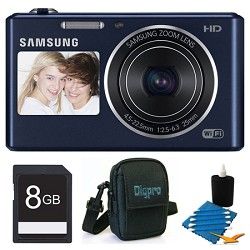 Samsung DV150F Dual View 16.2 MP Smart Camera with Built in Wi Fi   Black Deluxe