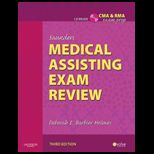 Saunders Medical Assisting Exam Review   With CD