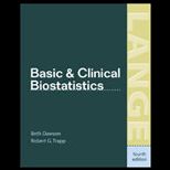 Basic and Clinical Biostatistics   With CD