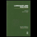 Language and Politics Volume 3