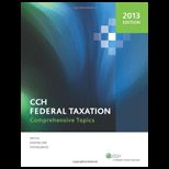 CCH Federal Ed. Tax  Comprehensive Top. 2013
