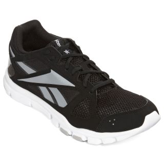 Reebok YourFlex Train 2.0 Mens Athletic Shoes, Black/White/Gray
