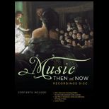Music Then and Now Recordings Disc Dvd