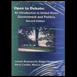 Open to Debate  Introduction to U. S. Government  CD Only