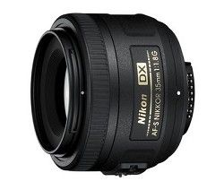 Nikon AF S DX 35mm F/1.8G Lens, With Nikon 5 Year USA Warranty