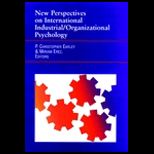 New Perspectives on International Industrial / Organizational Psychology