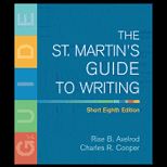 St. Martins Guide to Writing, Short   Package