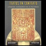 Textos en Contexto  Literatura Hispanoamericana en Multimedia / With CD