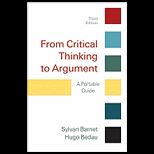 From Critical Thinking to Argument