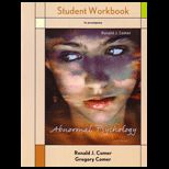 Abnormal Psychology   Student Workbook