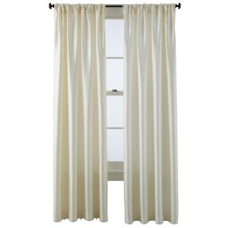 Studio Finley Rod Pocket/Back Tab Curtain Panel, Egret