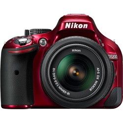 Nikon D5200 DX Format Red Digital SLR Kit w 18 55mm VR Lens