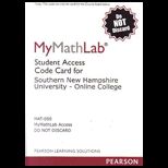 MAT 050 MyMathLab Ebook Access