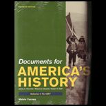 America  A Concise History Volume 1 With Documents for Americas History
