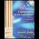 Using Computers in Law Office   Workbook