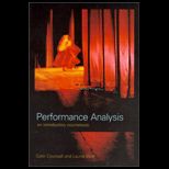 Performance Analysis  An Introductory Coursebook