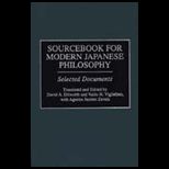 Sourcebook for Modern Japanese Philosophy