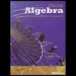 College Algebra With CD (Binder) (Custom)