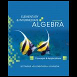 Elementary and Intermediate Algebra Concepts and Applications (Looseleaf)