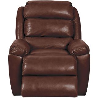 Lanier Leather Recliner, Aspen Walnut