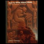 How to Write About Music