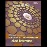 Algebra and Trigonometry   eText Reference