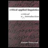 Critical Applied Linguistics  A Critical Introduction