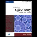 New Perspective On Microsoft Office 2007First Course, Windows Vista