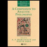 Companion to Analytical Philosophy