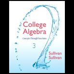 College Algebra  Concepts Through Functions With Access
