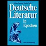 Deutsche Literatur in Epochen