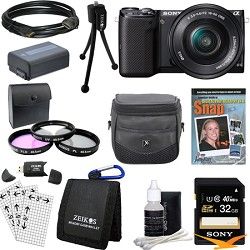 Sony NEX 5TL Compact Interchangeable Lens Camera w 16 50mm Power Zoom Ultimate B