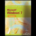 Microsoft Windows 7  Illustrated, Introductory With CD