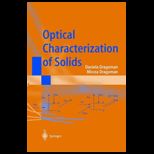 Optical Characterization of Solids