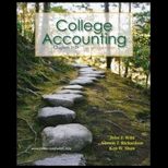 College Accounting, Chapter 1 29   With Annual Report
