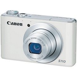 Canon PowerShot S110 White Compact High Performance Digital Camera