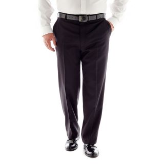 Stafford Travel Flat Front Suit Pants  Big and Tall, Dk Charcoal, Mens
