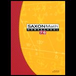 Saxon Math 7/6 Homeschool Student Edition