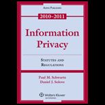 Information Privacy Stat. and Reg 2010 2011