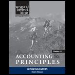 Accounting Principles  Working Papers Chapter 1 7